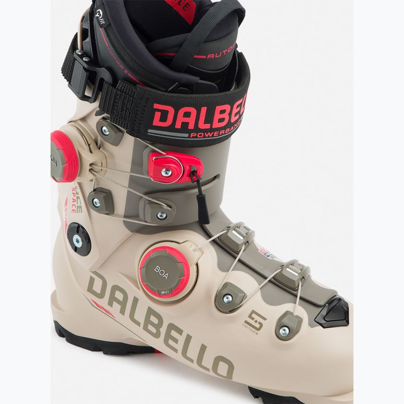Men's ski boots Dalbello Veloce Space 130 Dual ecru/stone grey 13