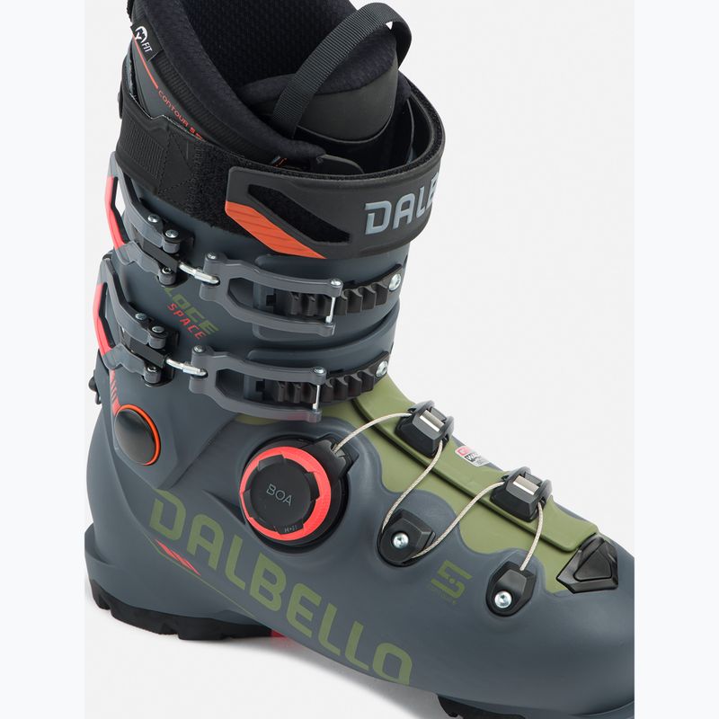 Men's ski boots Dalbello Veloce Space 110 antracite/kelp green 13