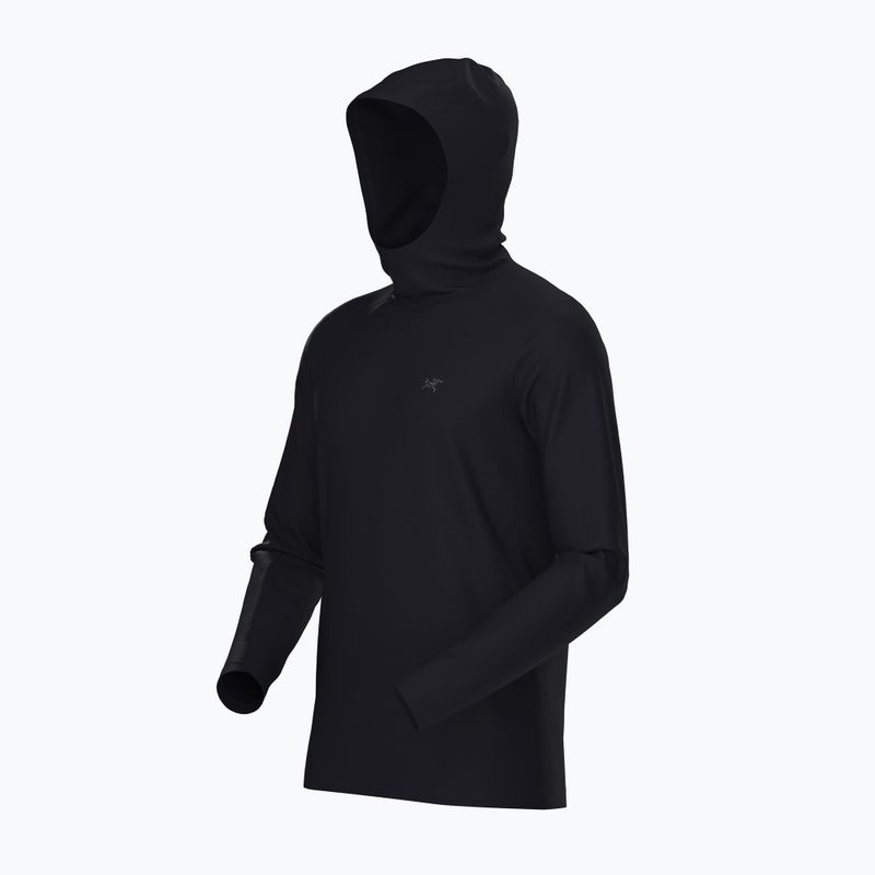 Men's Arcteryx Ionoa Merino Wool Hoody trekking sweatshirt black 3