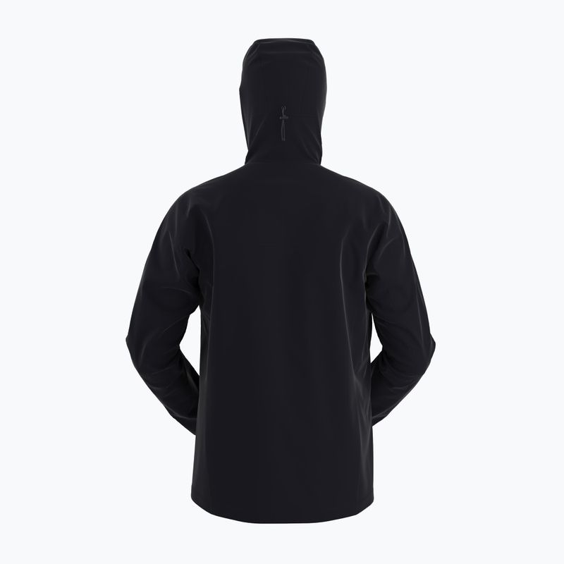 Men's Arc'teryx Squamish Hoody wind jacket black X000007411026 2