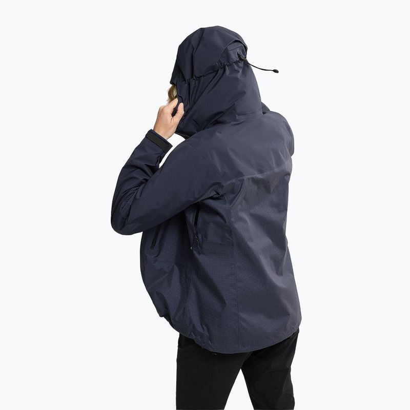 Arc'teryx Alpha black sapphire women's rain jacket 5