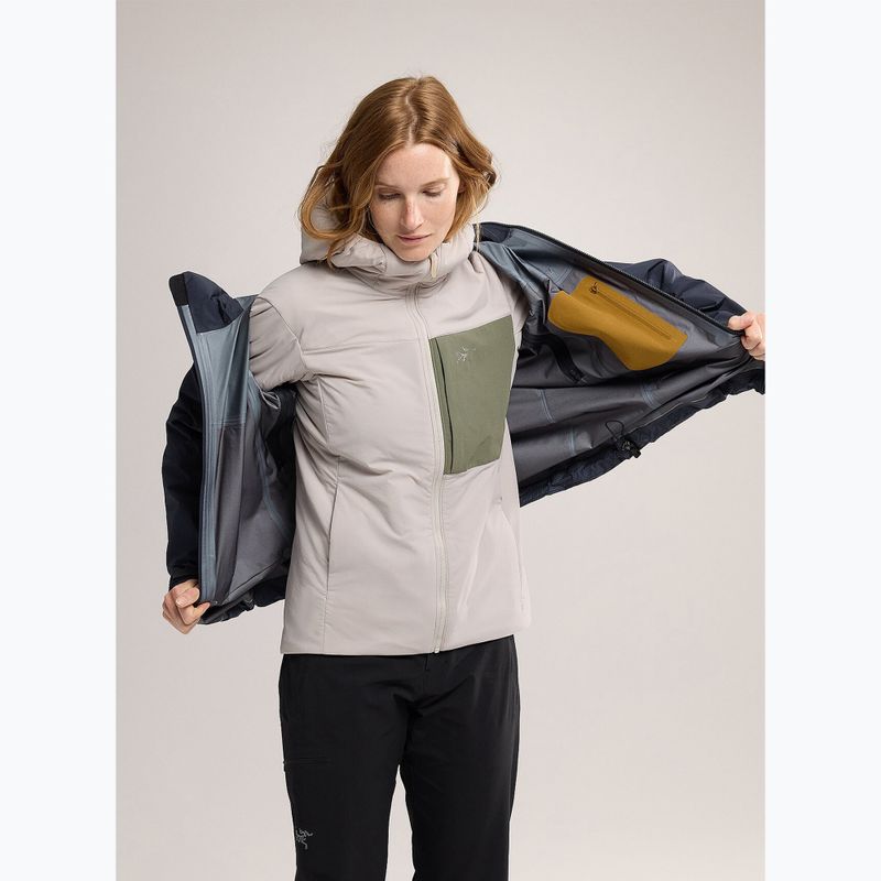 Arc'teryx Alpha black sapphire women's rain jacket 6