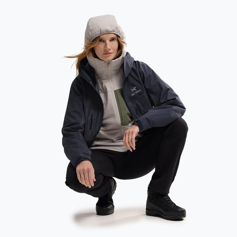 Arcteryx Alpha black sapphire women's rain jacket 7
