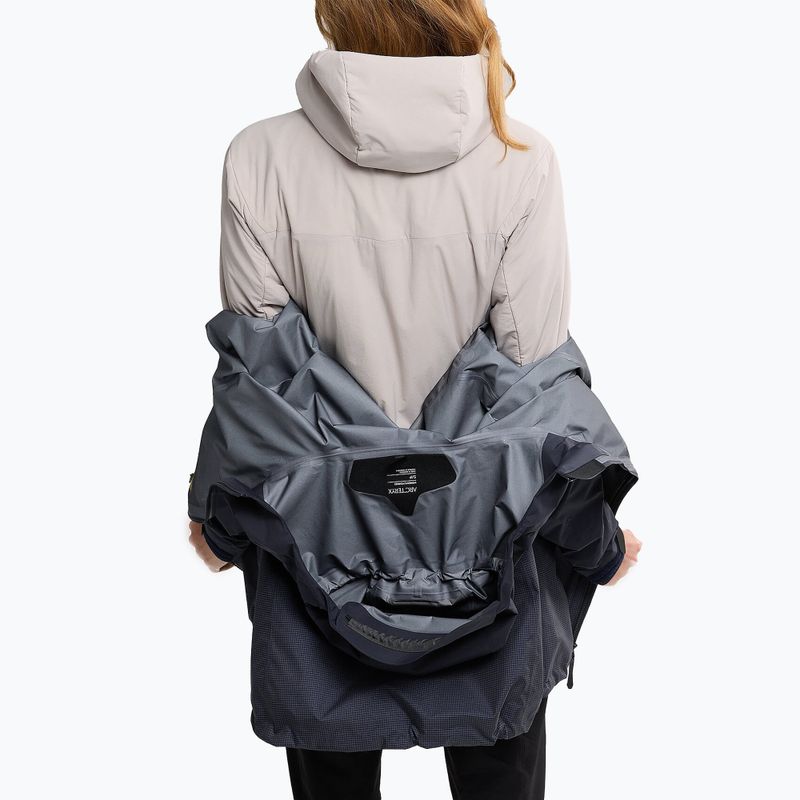 Arcteryx Alpha black sapphire women's rain jacket 8