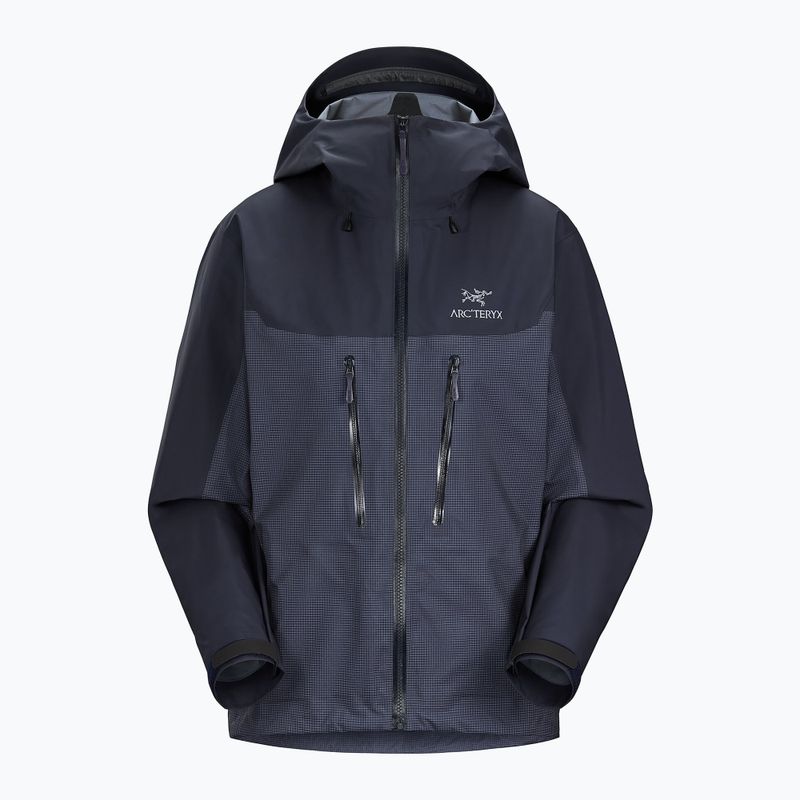 Arc'teryx Alpha black sapphire women's rain jacket 9