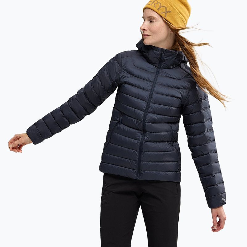 Arc'teryx women's down jacket Cerium Hoody black sapphire 2