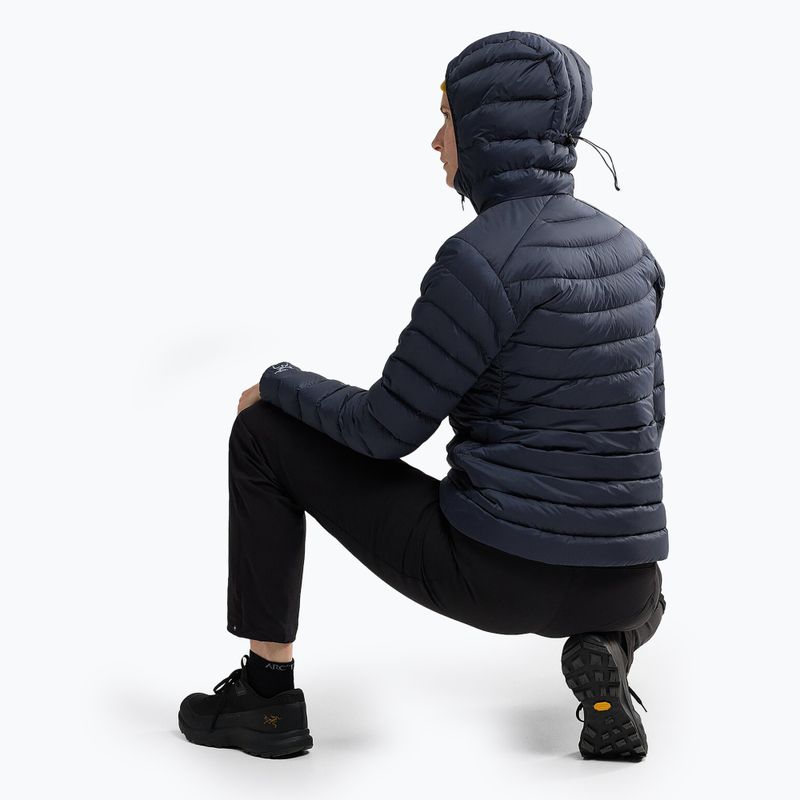 Arc'teryx women's down jacket Cerium Hoody black sapphire 3