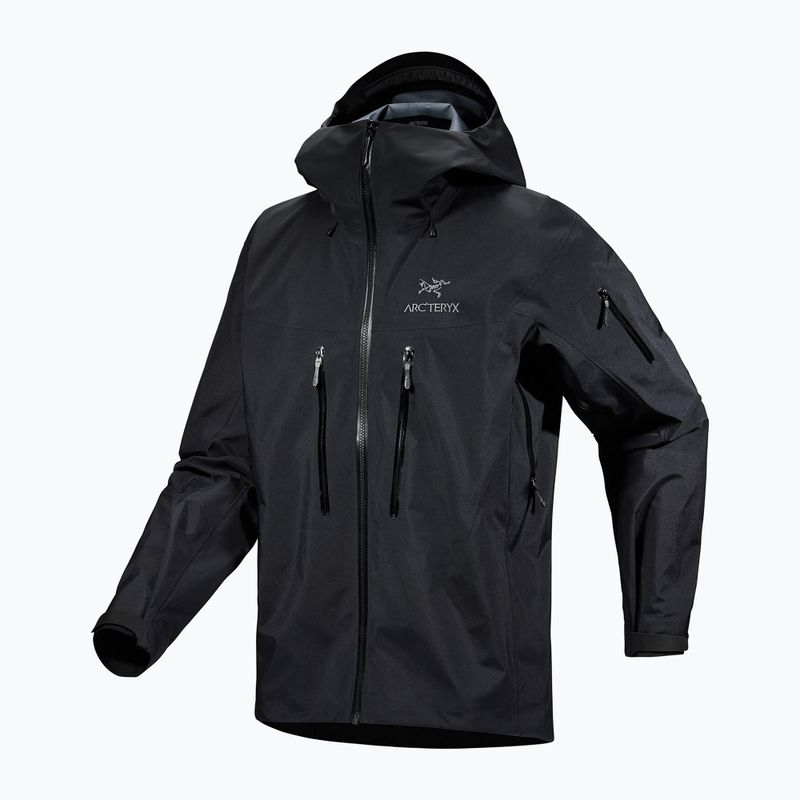 Men's Arc'teryx Alpha SV rain jacket black 9