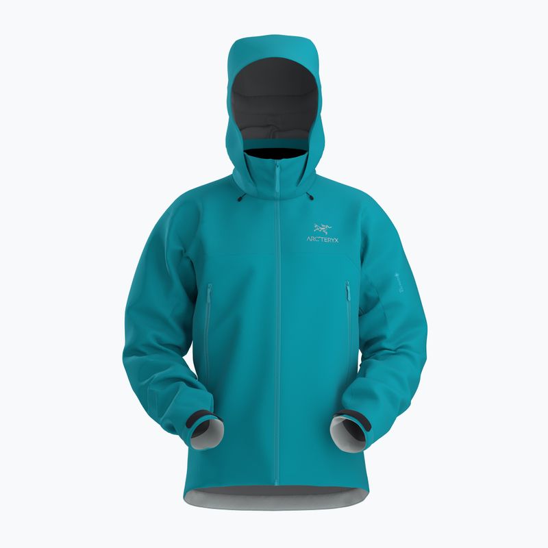 Men's Arcteryx Beta AR blue tetra rain jacket 8