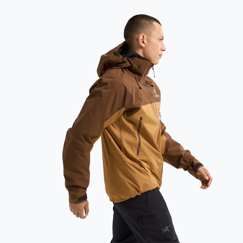 Men's Arc'teryx Beta AR relic/yukon rain jacket 4
