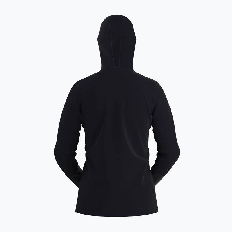 Women's trekking sweatshirt Arcteryx Rho Hoody black 10