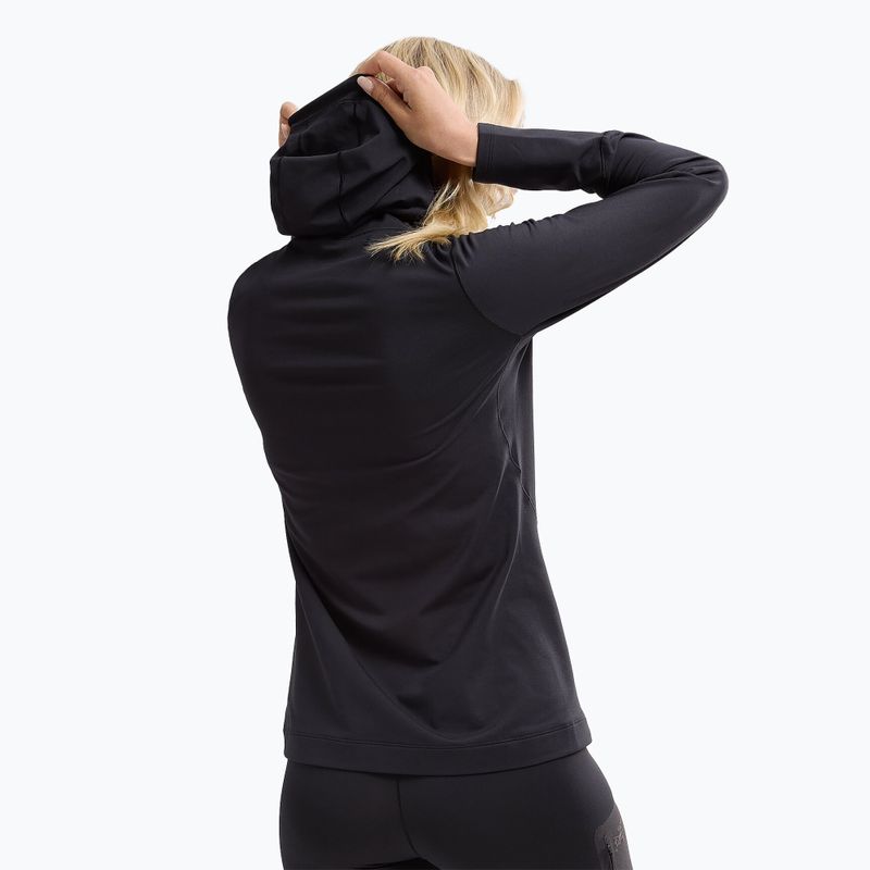 Women's trekking sweatshirt Arcteryx Rho Hoody black 6