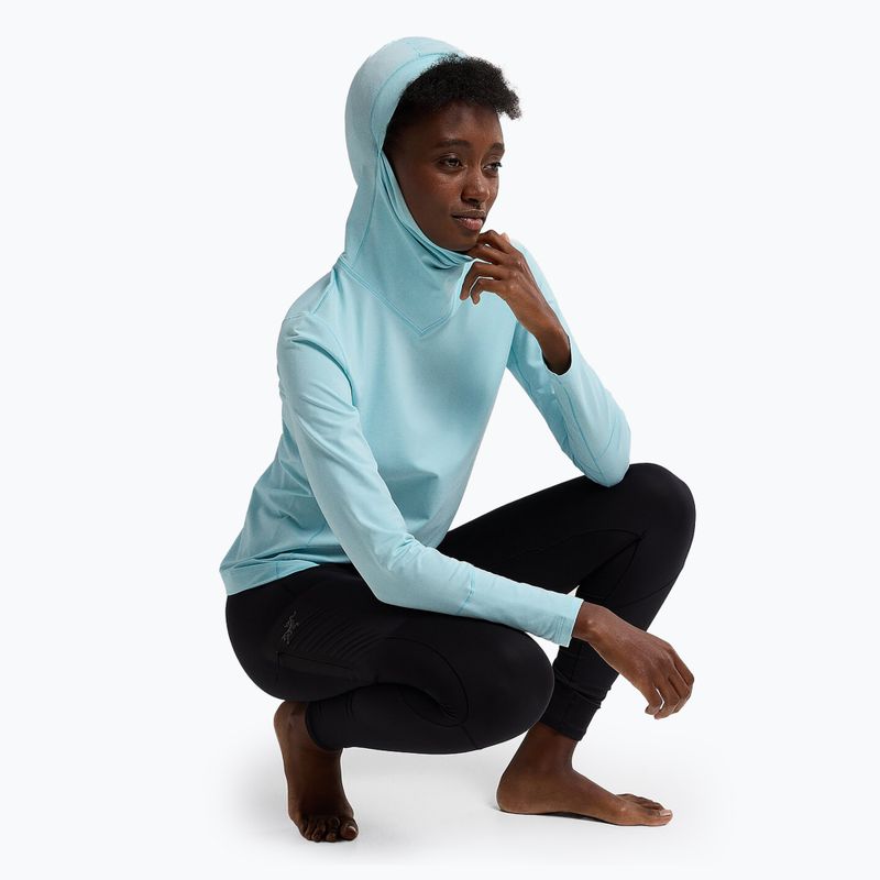 Arc'teryx women's trekking sweatshirt Rho Hoody glissade 6