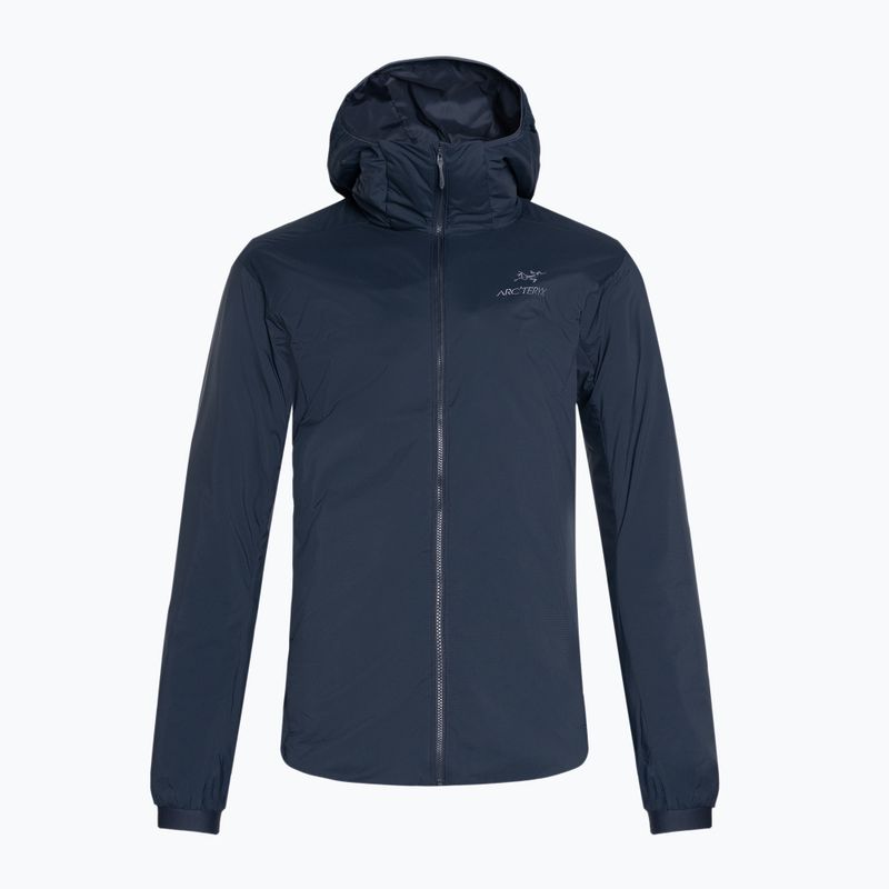 Men's Arcteryx Atom Hoody insulated jacket black sapphire 5