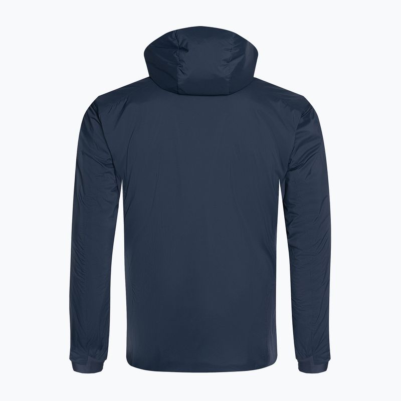 Men's Arcteryx Atom Hoody insulated jacket black sapphire 6