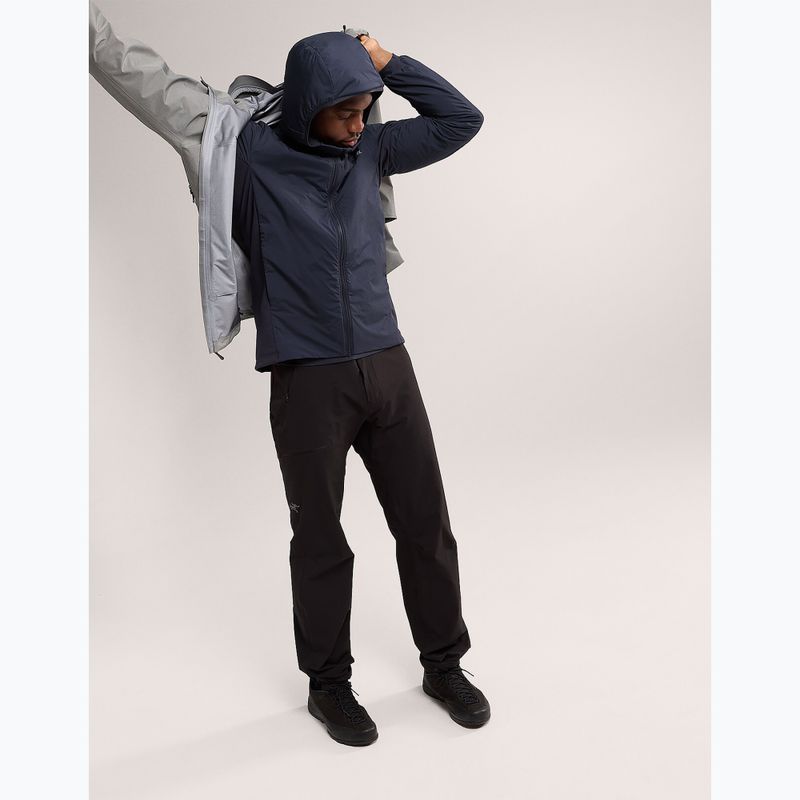 Men's Arcteryx Atom Hoody insulated jacket black sapphire 2
