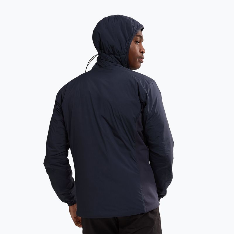 Men's Arcteryx Atom Hoody insulated jacket black sapphire 3