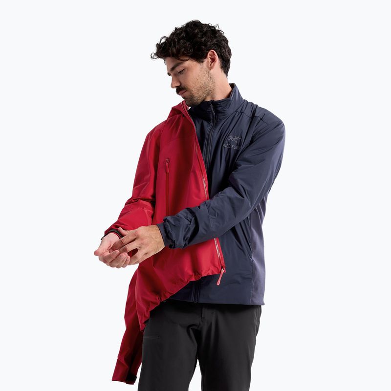 Men's Arcteryx Atom black sapphire hybrid jacket 4