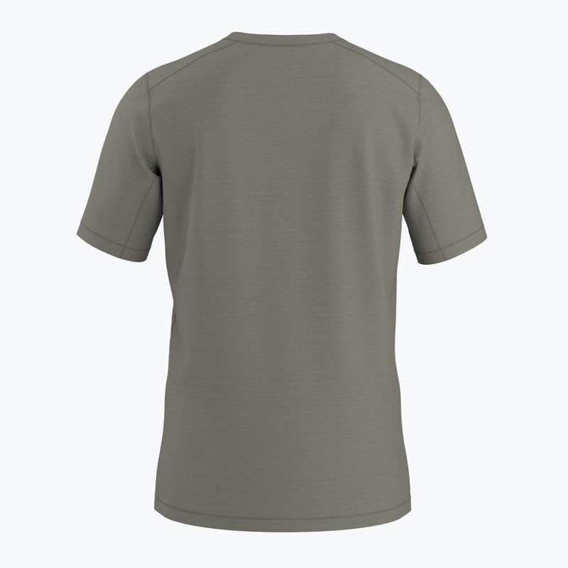 Men's Arcteryx Ionia Merino Wool Arc'Word Logo forage T-shirt 7
