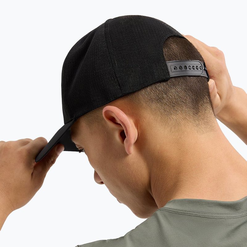Arcteryx Bird Word Trucker Curved black/graphite cap 3