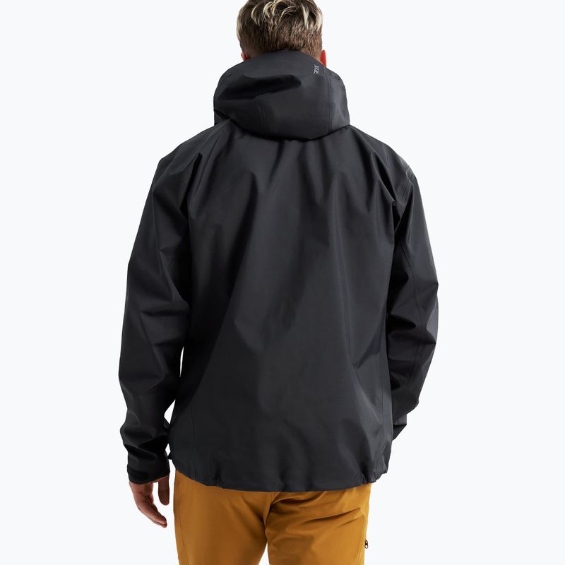 Men's Arcteryx Beta rain jacket black 3