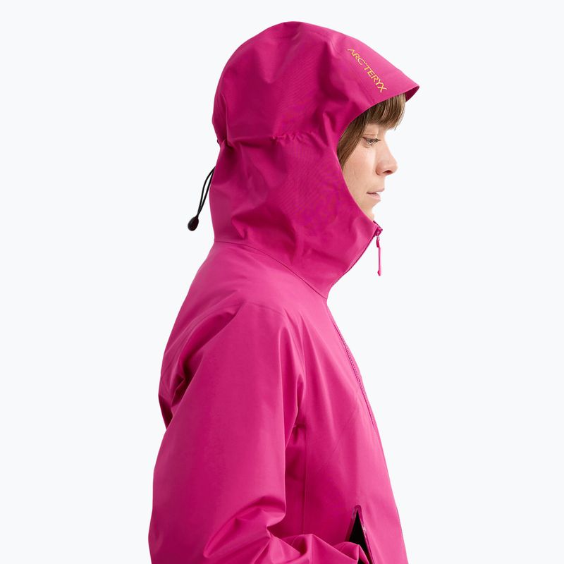 Arc'teryx Beta women's rain jacket amaranthus/edziza 5