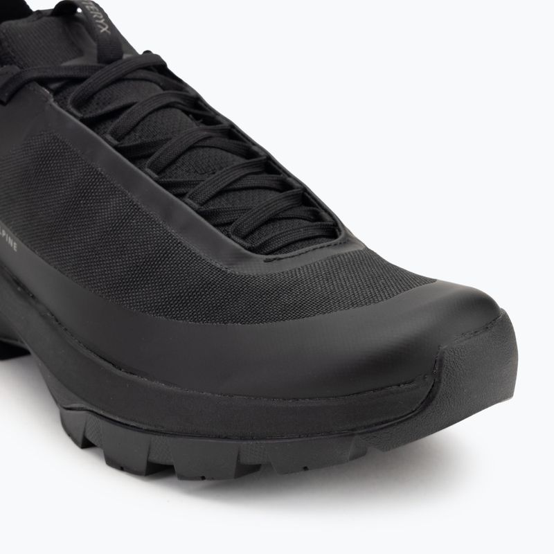 Men's Arcteryx Vertex Alpine approach shoe black / black 7