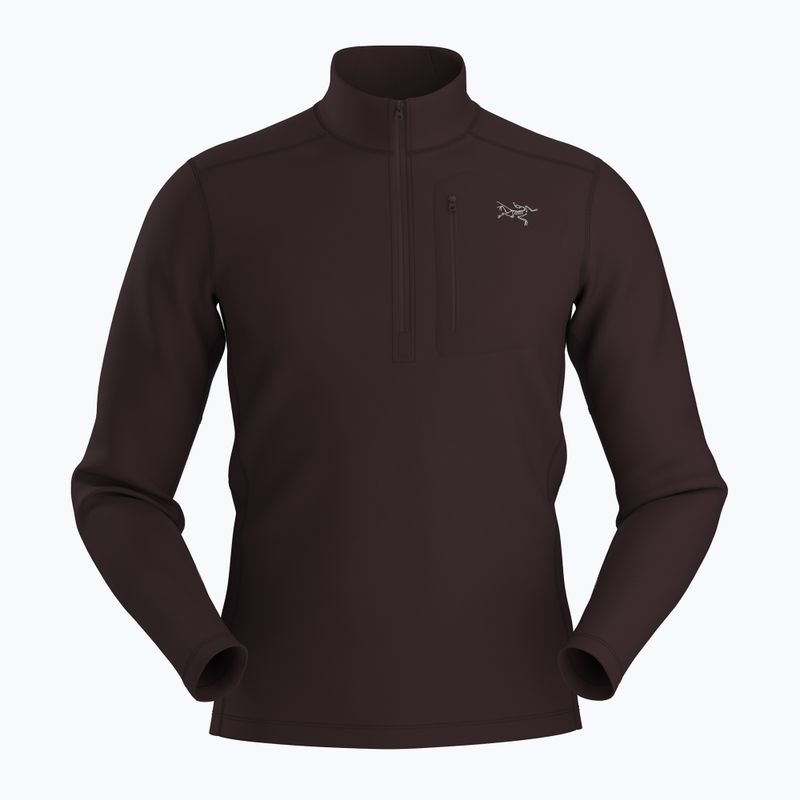 Men's Arc'teryx Rho Heavyweight Zip Neck phantasm sweatshirt