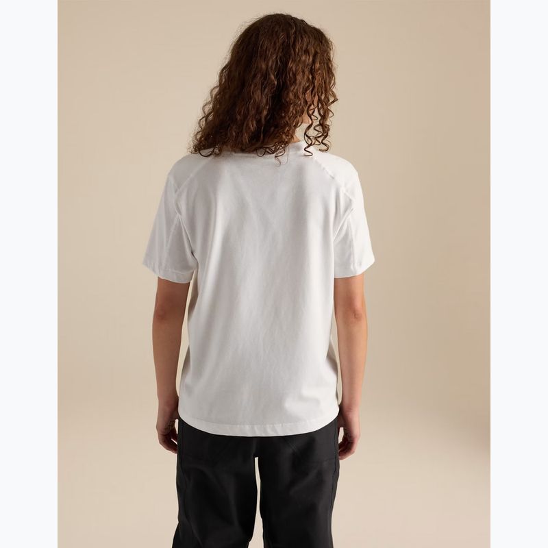 Women's T-shirt Arcteryx Kragg Cotton Little Bird Crew white light/white 3