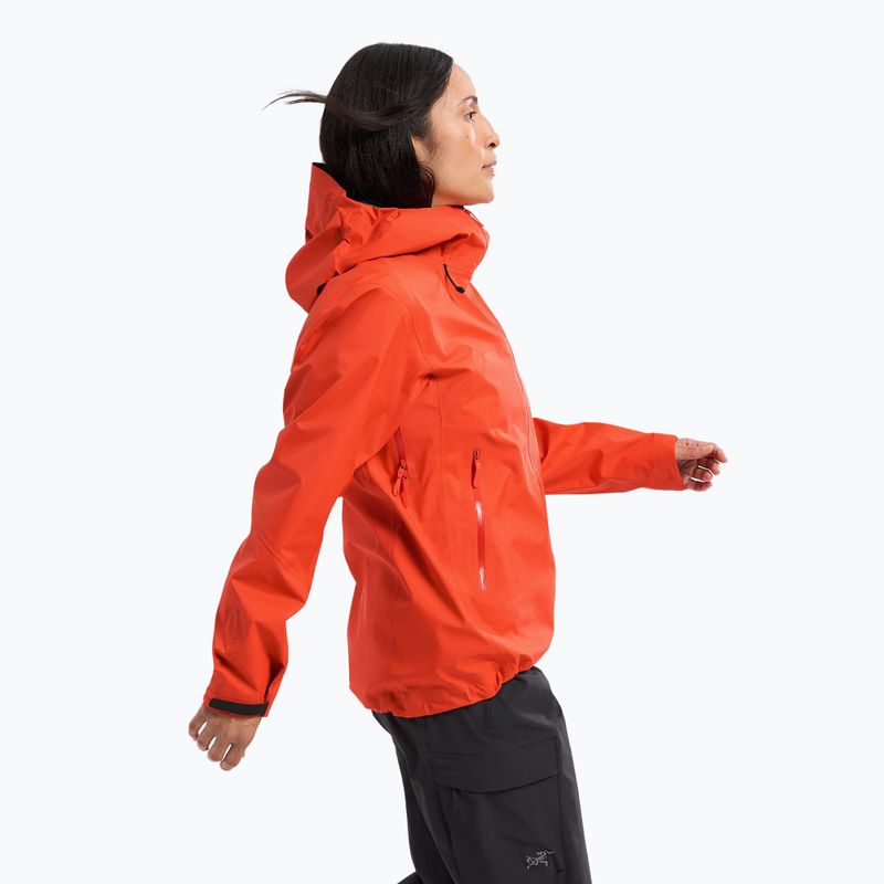 Arc'teryx Beta SL women's rain jacket solaris 4