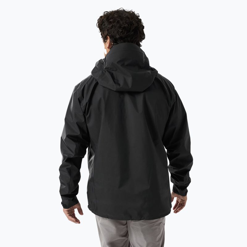 Men's Arcteryx Beta SL rain jacket black 3
