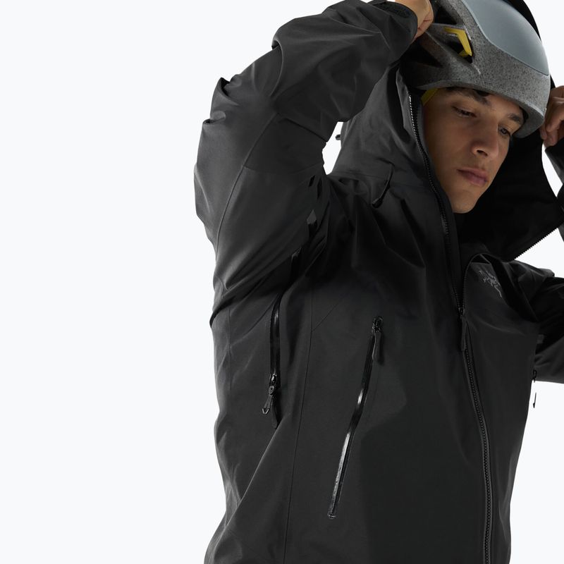 Men's Arcteryx Beta SL rain jacket black 5