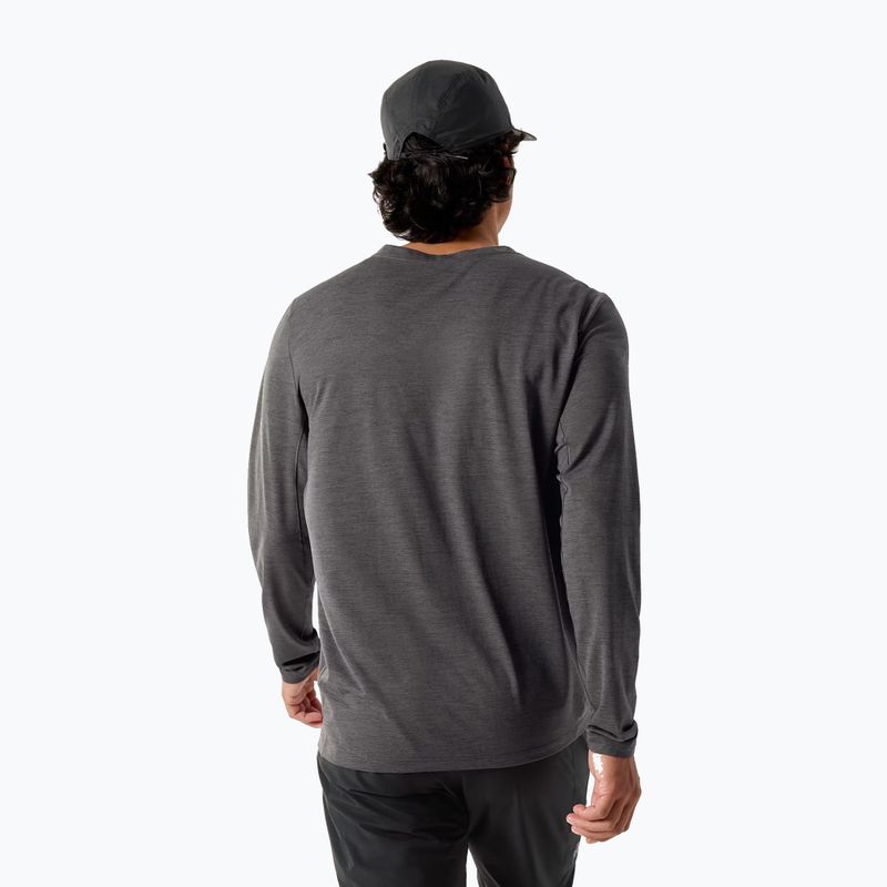 Men's trekking longsleeve Arc'teryx Cormac Crew black heather 2