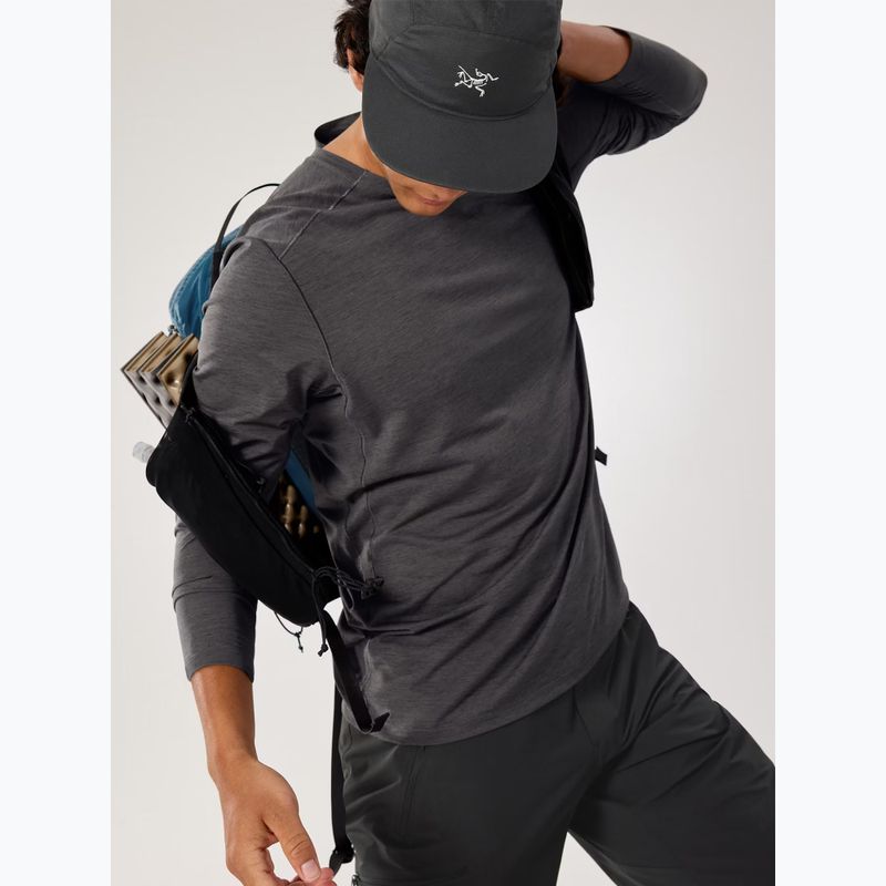 Men's trekking longsleeve Arc'teryx Cormac Crew black heather 4