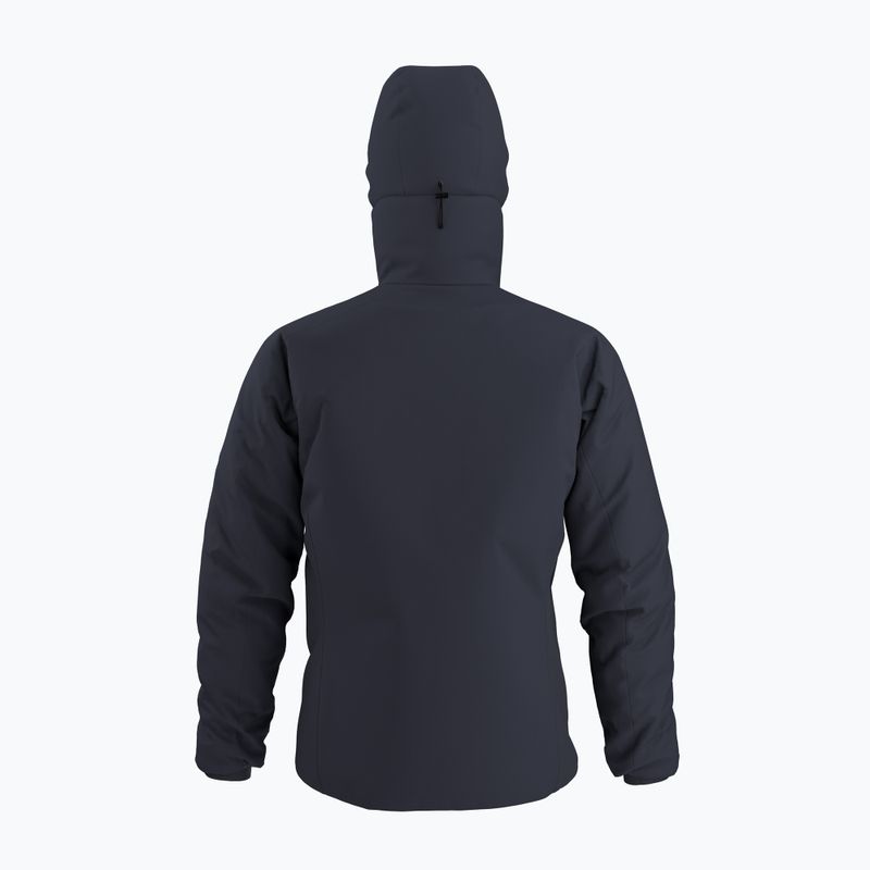 Men's Arcteryx Atom Hoody insulated jacket black sapphire 2