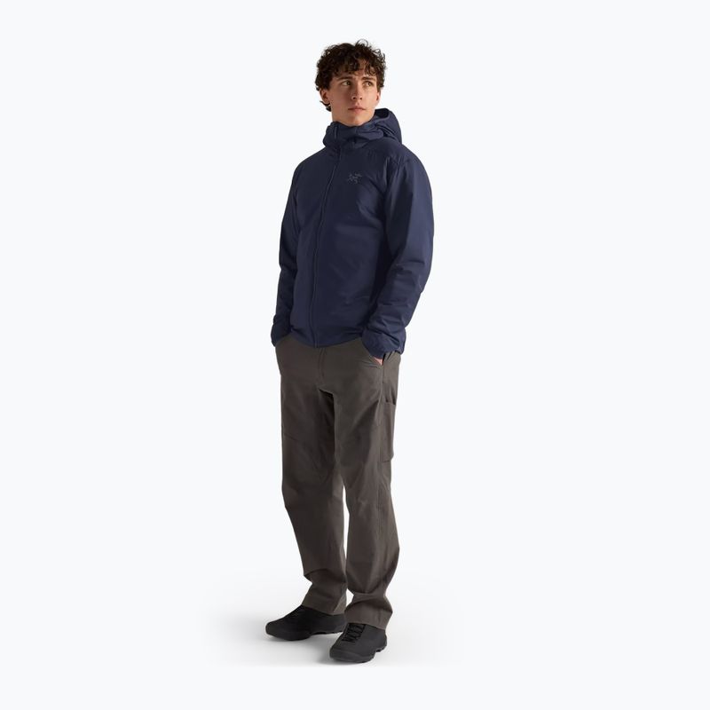 Men's Arcteryx Atom Hoody insulated jacket black sapphire 2
