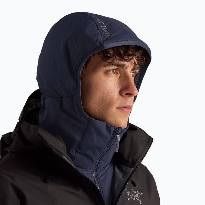 Men's Arcteryx Atom Hoody insulated jacket black sapphire 5