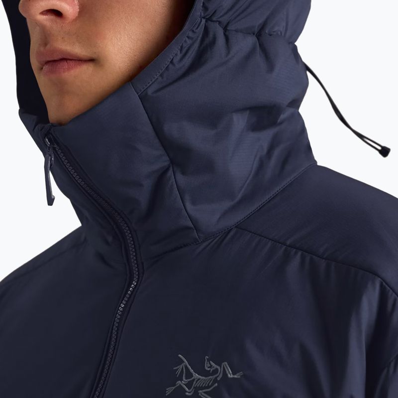 Men's Arcteryx Atom Hoody insulated jacket black sapphire 6