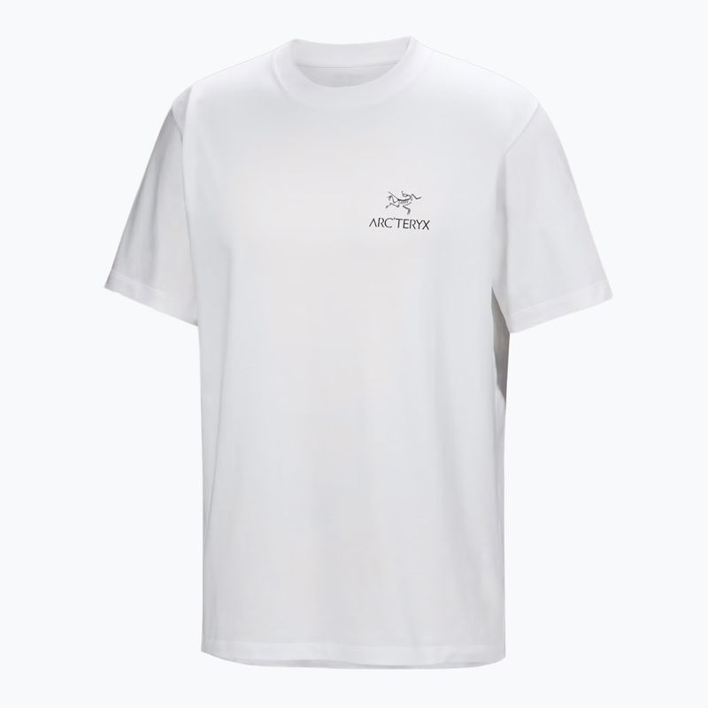 Men's T-shirt Arcteryx Kragg Sl Cotton Bird Word white light/black 6