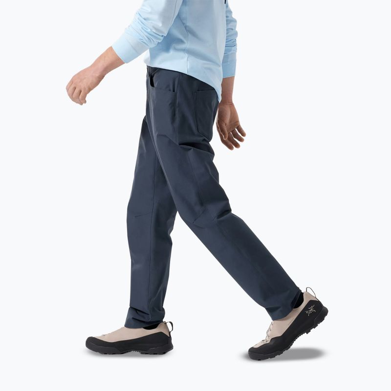 Men's trekking trousers Arcteryx Kragg Cotton black sapphire 4