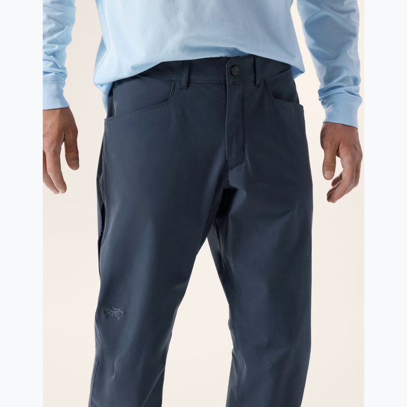 Men's trekking trousers Arcteryx Kragg Cotton black sapphire 6