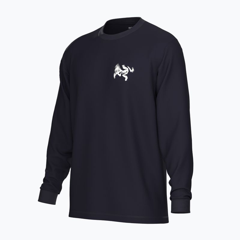 Men's Arc'teryx Kragg SL Cotton Bird Tile longsleeve black / arctic silk 3