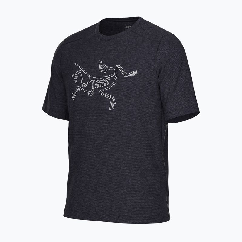 Men's Arc'teryx Cormac Logo SS black heather T-shirt 3