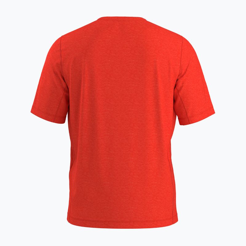 Men's Arcteryx Cormac Logo SS dynasty heather T-shirt 2