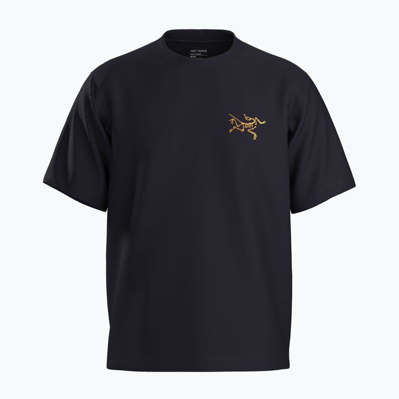 Men's Arcteryx Kragg Cotton Logo T-shirt 24k black