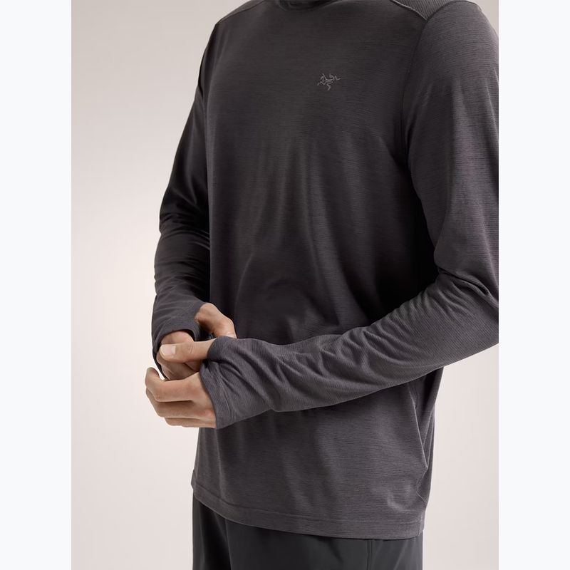 Men's longsleeve Arc'teryx Cormac Hoody black heather 4