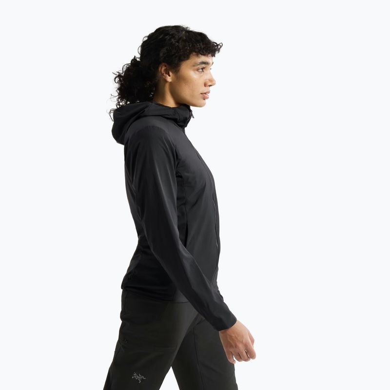 Women's windproof jacket Arcteryx Atom SL Hoody black 4