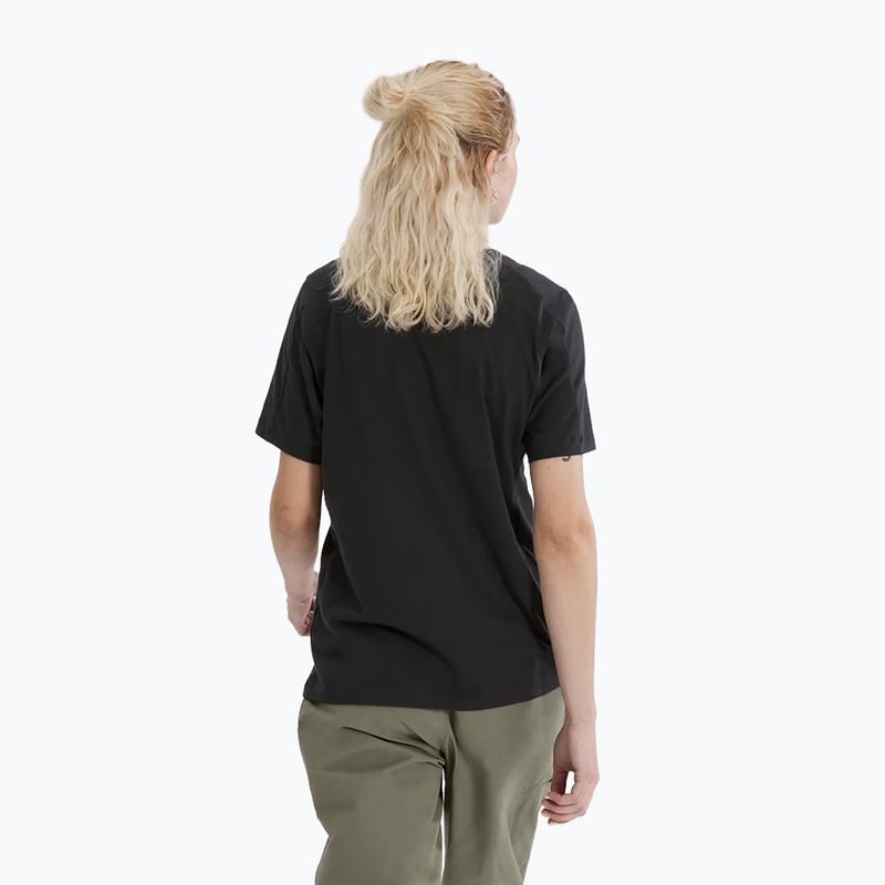 Arcteryx women's Kragg Sl Cotton Emblem Crew t-shirt black 2