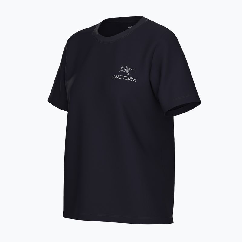 Arcteryx women's Kragg Sl Cotton Emblem Crew t-shirt black 3