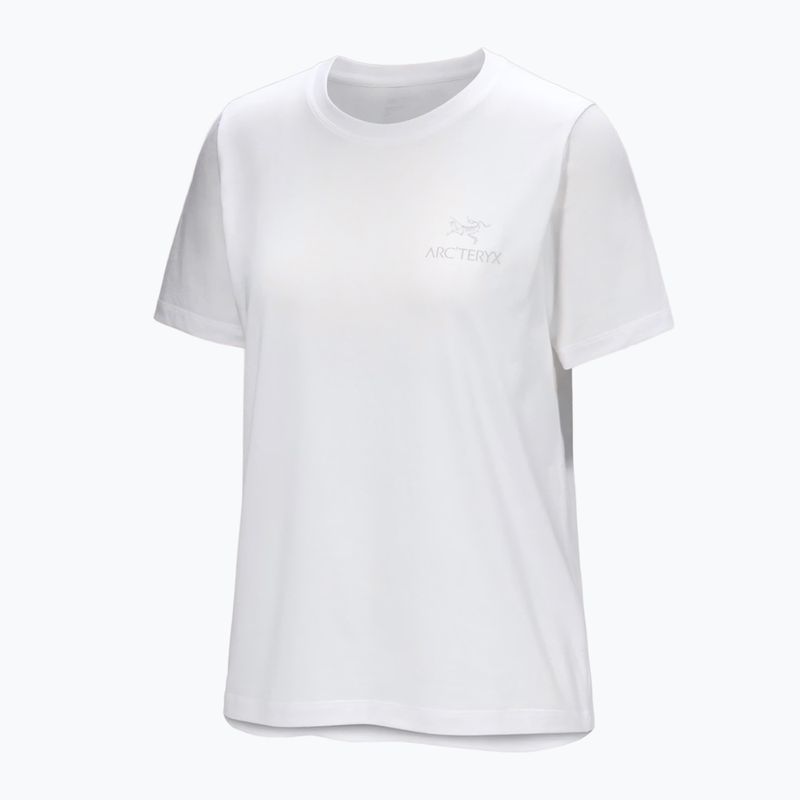 Women's T-shirt Arcteryx Kragg Sl Cotton Emblem Crew white light 6